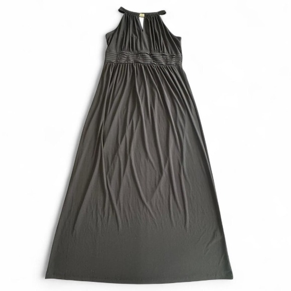 Emma & Michelle Black Maxi Cocktail Dress | Timeless, Flowy, Formal - Picture 1 of 6